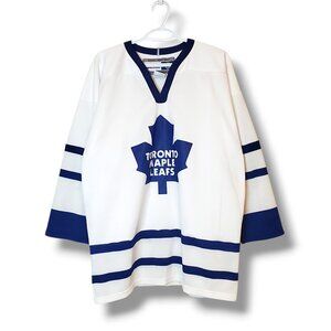 Vintage 90s Toronto Maple Leafs CCM NHL  Jersey White Size M